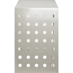 vidaXL Airconditioner hoes zilver 90 x 40 x 60 cm Roestvrij staal