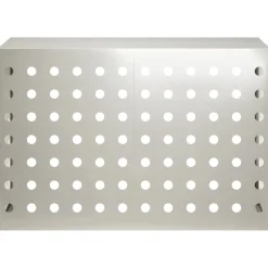 vidaXL Airconditioner hoes zilver 90 x 40 x 60 cm Roestvrij staal