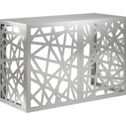 vidaXL Airconditioner hoes zilver 90 x 40 x 60 cm Gegalvaniseerd staal
