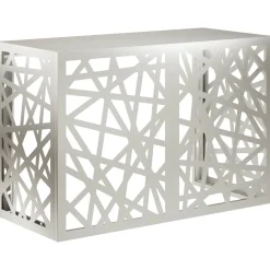 vidaXL Airconditioner hoes zilver 90 x 40 x 60 cm Roestvrij staal