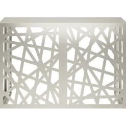 vidaXL Airconditioner hoes zilver 90 x 40 x 60 cm Roestvrij staal