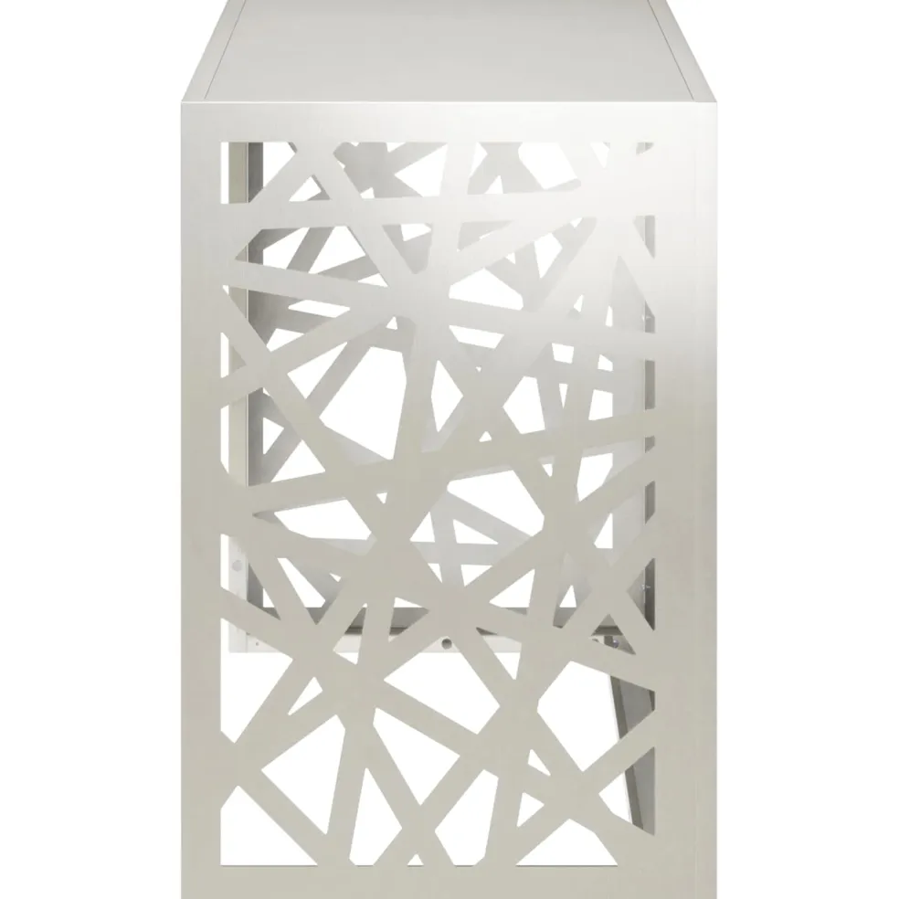 vidaXL Airconditioner hoes zilver 90 x 40 x 60 cm Roestvrij staal