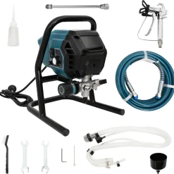 vidaXL Airless Verfspuit 7,6 m Slang 220V 1,5 L/min 200 Bar