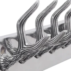 vidaXL Aluminium kapstok zilverkleurig
