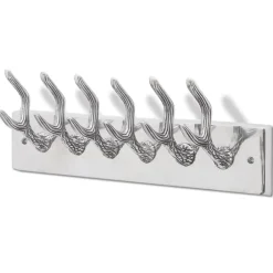 vidaXL Aluminium kapstok zilverkleurig