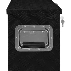 vidaXL Aluminium kist 80x30x35 cm zwart