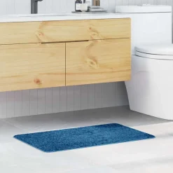 vidaXL Antislip Badmat Blauw 50 x 80 cm PP
