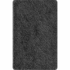 vidaXL Antislip Badmat Donkergrijs 50 x 80 cm PP