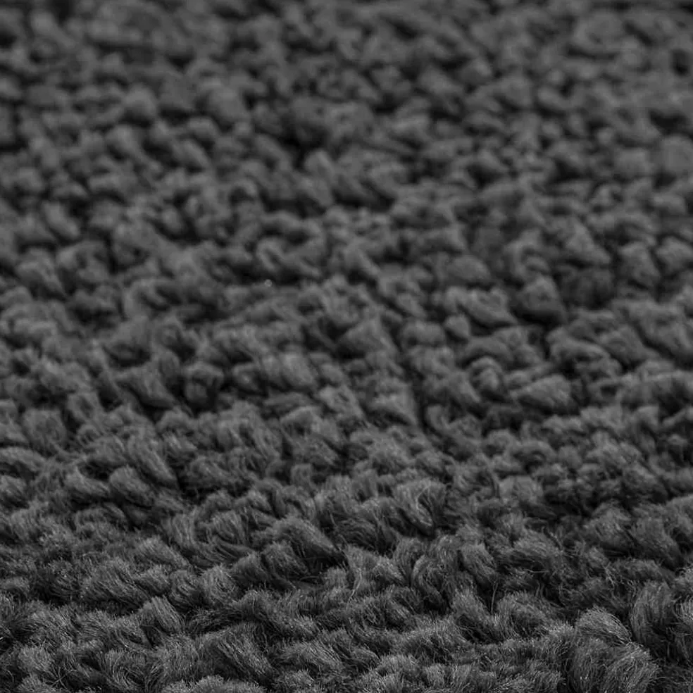 vidaXL Antislip Badmat Donkergrijs 50 x 80 cm PP
