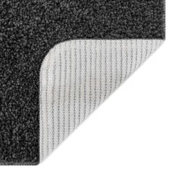 vidaXL Antislip Badmat Donkergrijs 50 x 80 cm PP