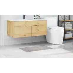 vidaXL Antislip Badmat Grijs 50 x 80 cm PP