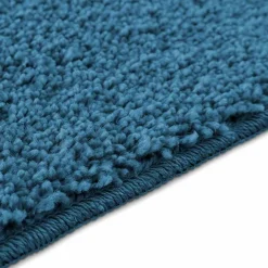 vidaXL Antislip Badmat met Toilet Cut Blauw 50 x 50 cm PP