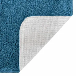 vidaXL Antislip Badmat Set 2 st Blauw 50 x 50 cm PP