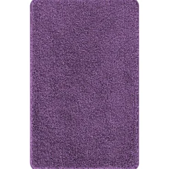 vidaXL Antislip Badmat Set 3 st Paars 50 x 80 cm PP