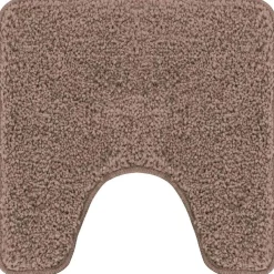 vidaXL Antislip Badmat Set 2 st Bruin 50 x 50 cm PP