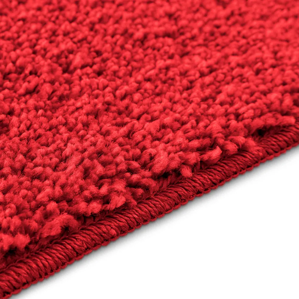 vidaXL Antislip Badmat Set 3 st Rood 50 x 80 cm PP
