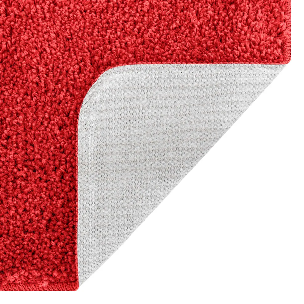 vidaXL Antislip Badmat Set 3 st Rood 50 x 80 cm PP
