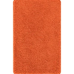 vidaXL Antislip Badmat Set 2 st Oranje 50 x 50 cm PP