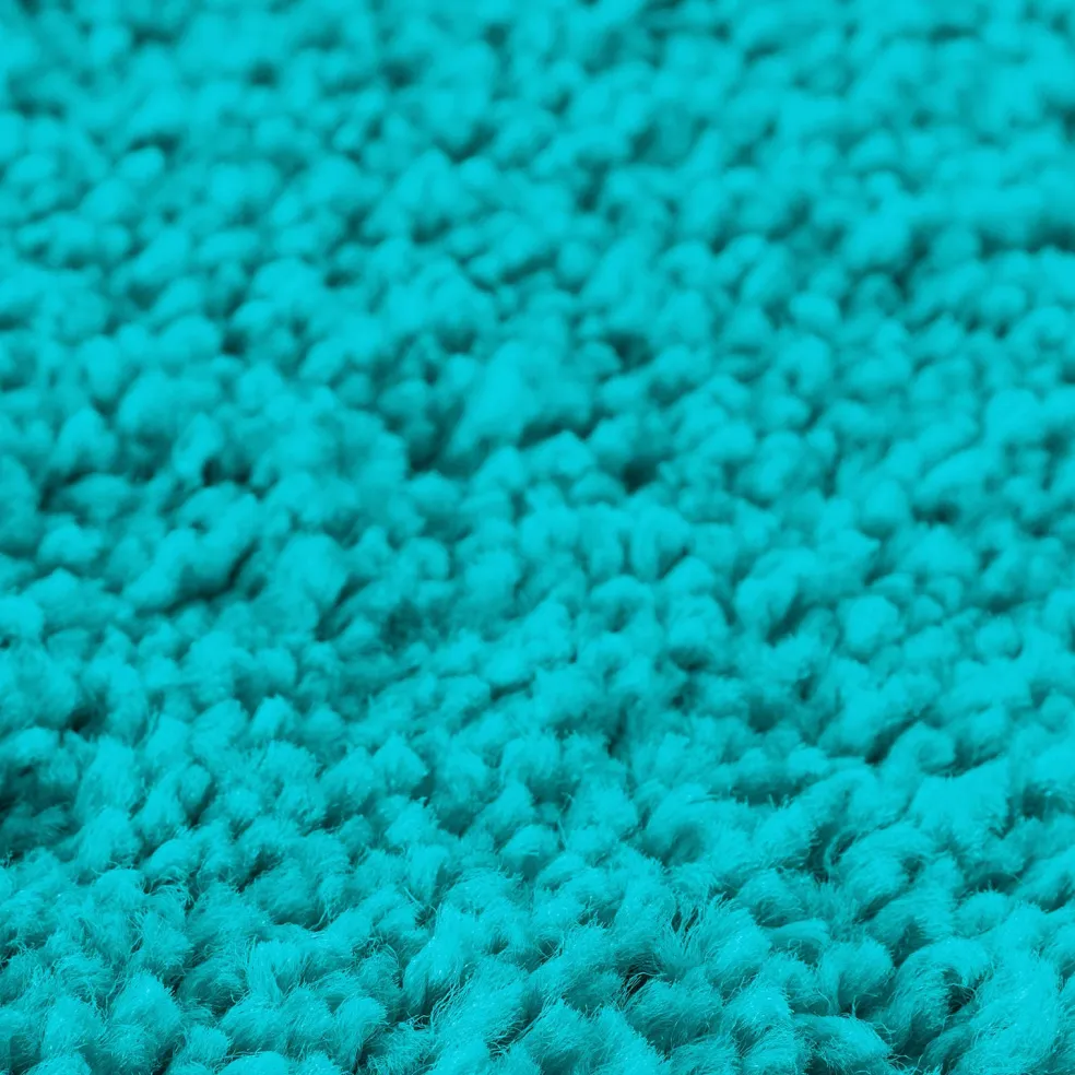 vidaXL Antislip Badmat Set 3 st Turquoise 50 x 80 cm PP