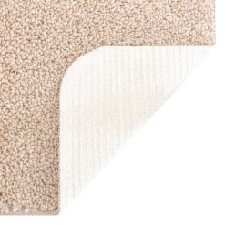 vidaXL Antislip Badmat Set 3 st Crème 50 x 80 cm PP