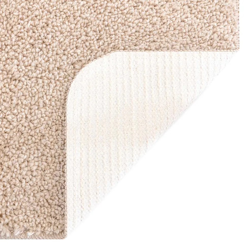vidaXL Antislip Badmat Set 3 st Crème 50 x 80 cm PP