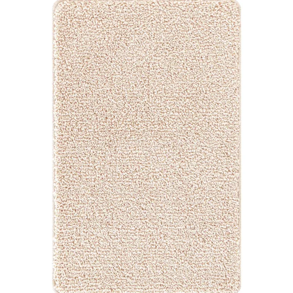vidaXL Antislip Badmat Set 3 st Crème 50 x 80 cm PP