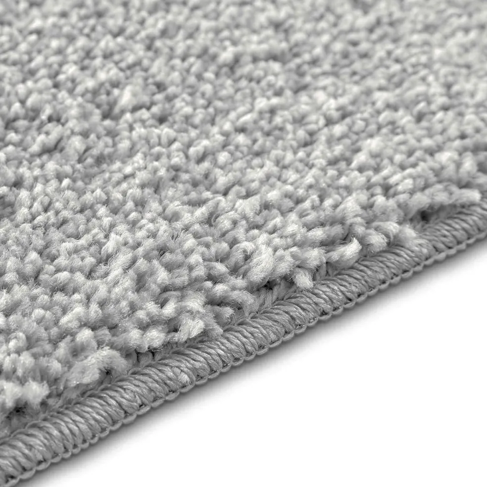 vidaXL Antislip Badmat Set 3 st Grijs 50 x 80 cm PP