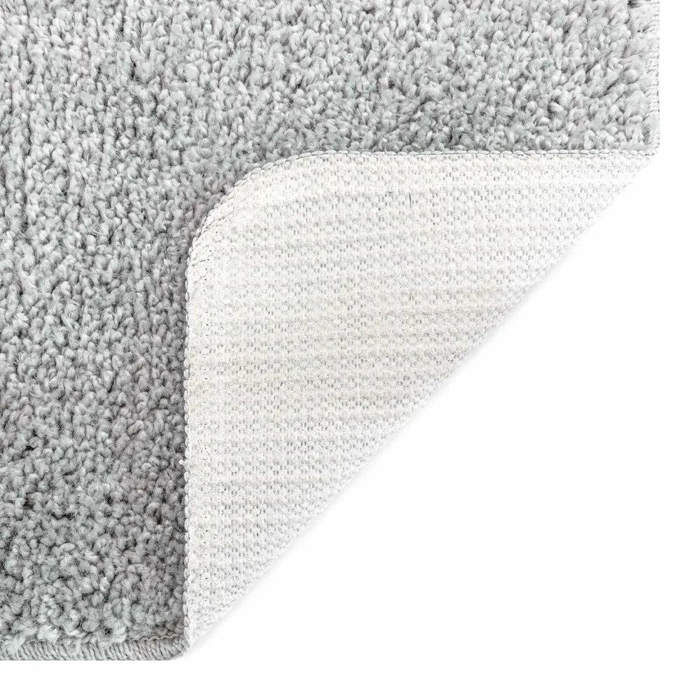 vidaXL Antislip Badmat Set 3 st Grijs 50 x 80 cm PP