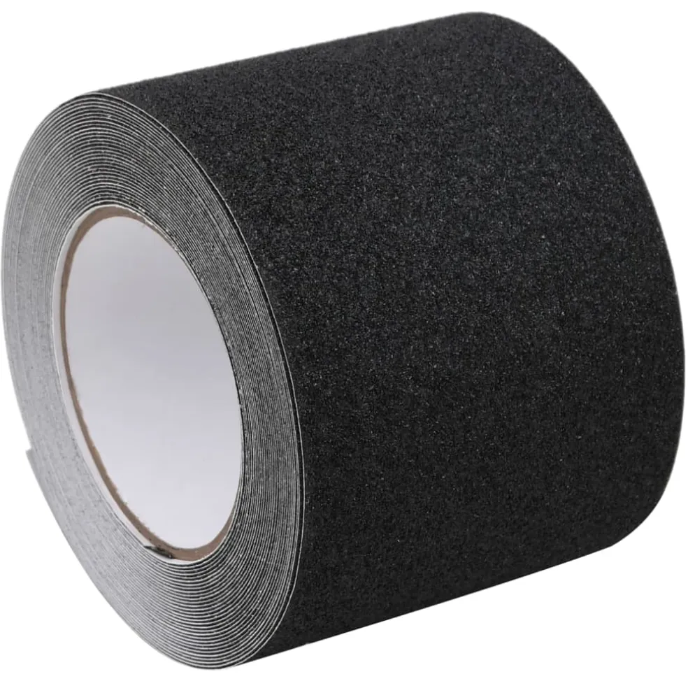 vidaXL Anti-sliptape 0,1x10 m PVC zwart