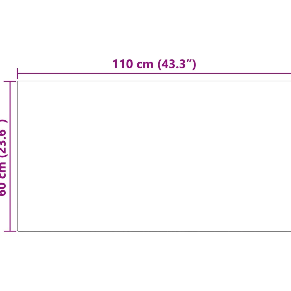 vidaXL Antislip vloerkleed van imitatie konijnenbont OLITE Zwart