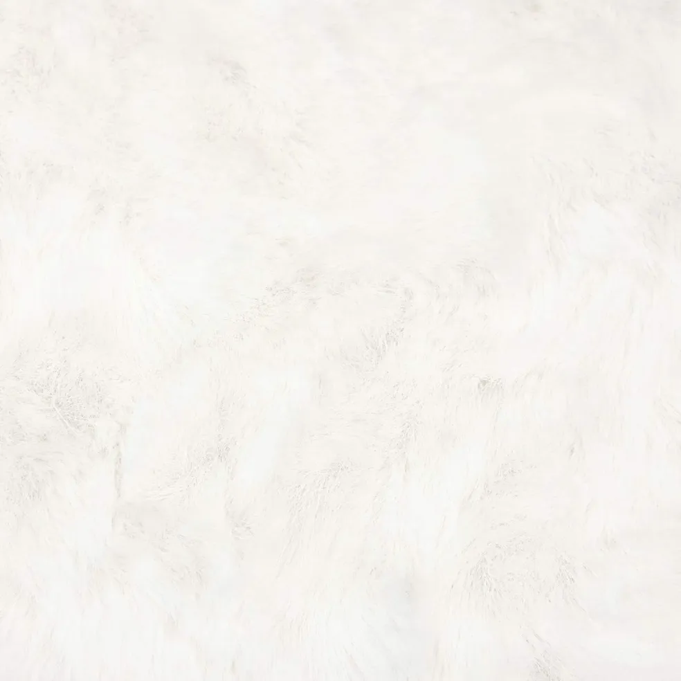 vidaXL Antislip vloerkleed van imitatie konijnenbont OLITE