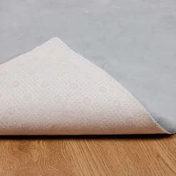 vidaXL Antislip vloerkleed van imitatie konijnenbont OLITE Grijs