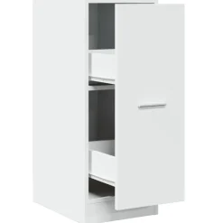 vidaXL Apothekerskast Wit 30x41x77,5 cm Bewerkt Hout