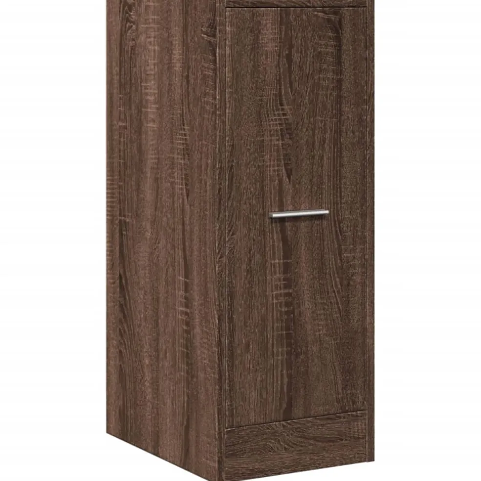 vidaXL Apothekerskast 30x41x77,5 cm bewerkt hout bruin eikenkleurig