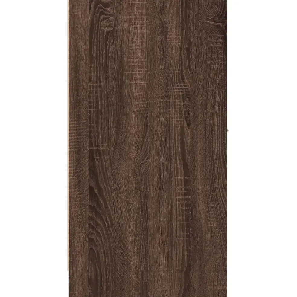 vidaXL Apothekerskast 30x41x77,5 cm bewerkt hout bruin eikenkleurig