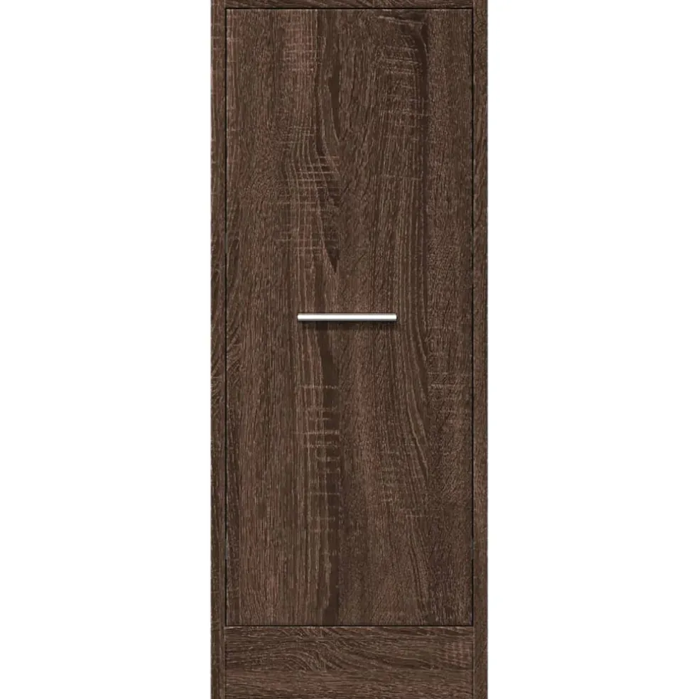 vidaXL Apothekerskast 30x41x77,5 cm bewerkt hout bruin eikenkleurig