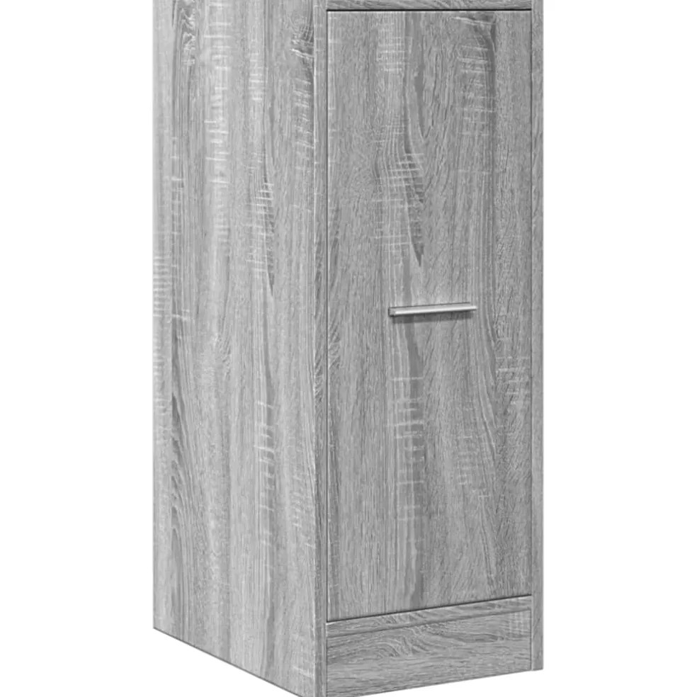 vidaXL Apothekerskast 30x41x77,5 cm bewerkt hout grijs sonoma eiken