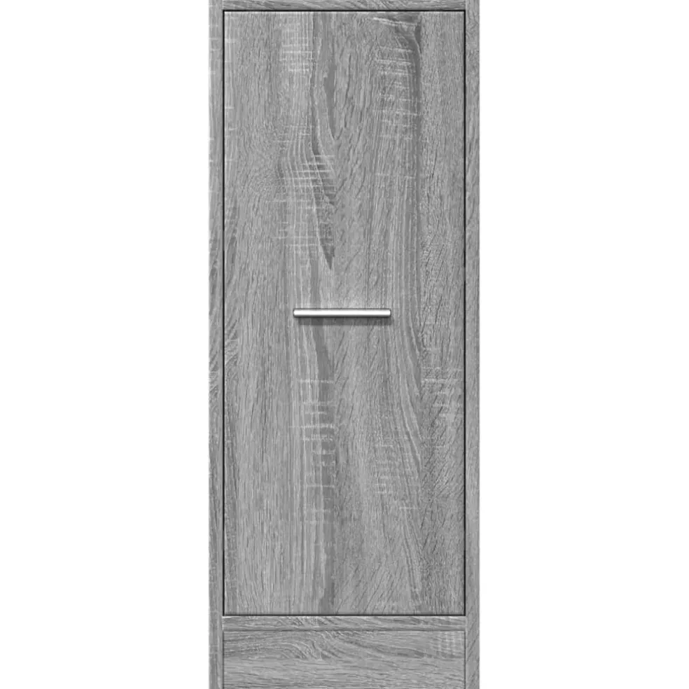 vidaXL Apothekerskast 30x41x77,5 cm bewerkt hout grijs sonoma eiken