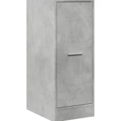 vidaXL Apothekerskast 30x41x77,5 cm bewerkt hout betongrijs