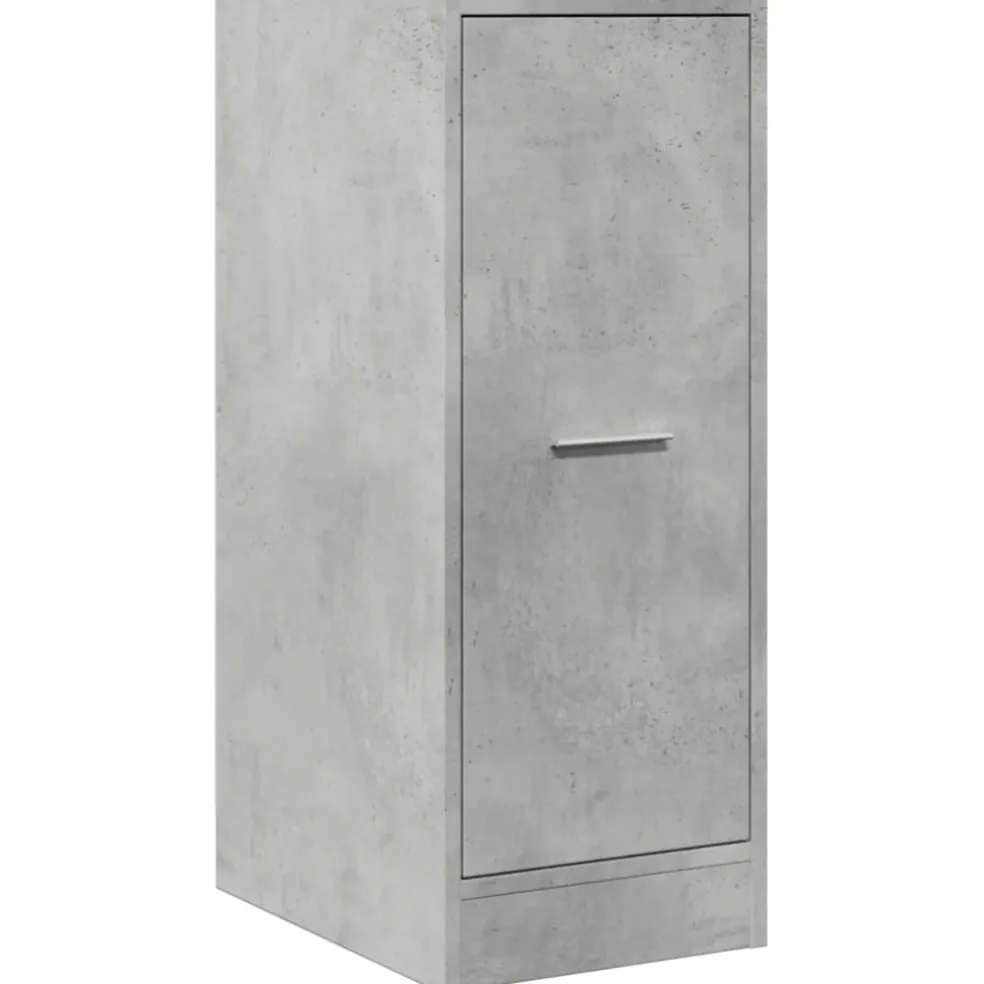 vidaXL Apothekerskast 30x41x77,5 cm bewerkt hout betongrijs