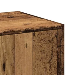 vidaXL Apothekerskast 30x41x77,5 cm bewerkt hout oud houtkleurig