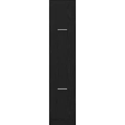 vidaXL Apothekerskast Zwart Eiken 30x41x144,5 cm Bewerkt Hout