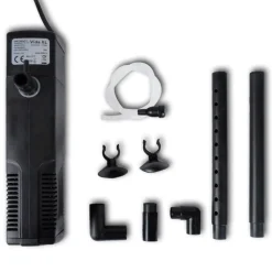 vidaXL Aquarium Filter Pomp met actieve koolstof 800L/u