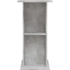 vidaXL Aquariumstandaard betongrijs 60,5x36x72,5 cm bewerkt hout