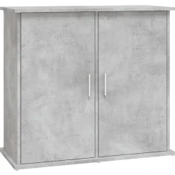 vidaXL Aquariumstandaard Betongrijs 81x36x73 cm Bewerkt hout