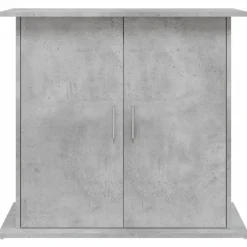 vidaXL Aquariumstandaard Betongrijs 81x36x73 cm Bewerkt hout