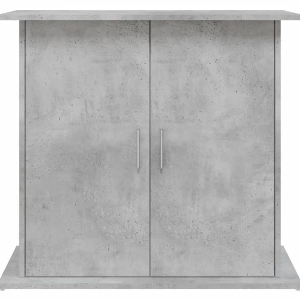 vidaXL Aquariumstandaard Betongrijs 81x36x73 cm Bewerkt hout