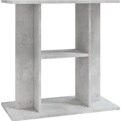 vidaXL Aquariumstandaard Betongrijs 60x30x60 cm Bewerkt hout