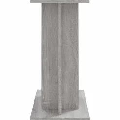 vidaXL Aquariumstandaard Sonoma Grijs 60x30x60 cm Bewerkt Hout