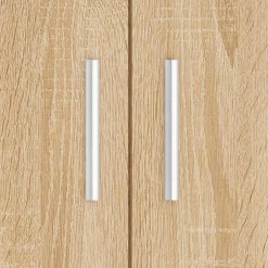 vidaXL Aquariumstandaard Sonoma Eiken 81x36x73 cm Bewerkt Hout